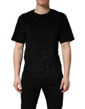T-shirt décontracté Dolce & Gabbana noir avec logo DG Mania