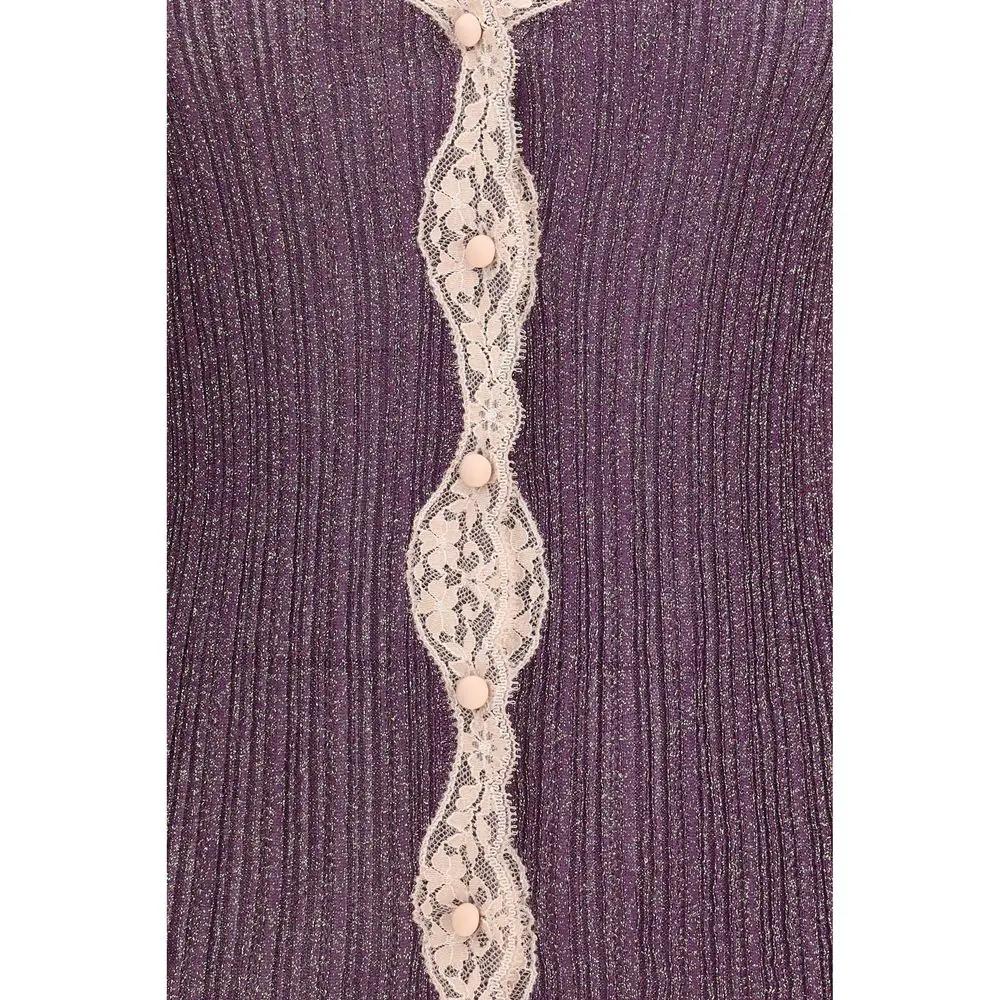 Cardigan Valentino violet en viscose