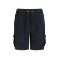 Moose Knuckles Black Cotton Bermuda Shorts
