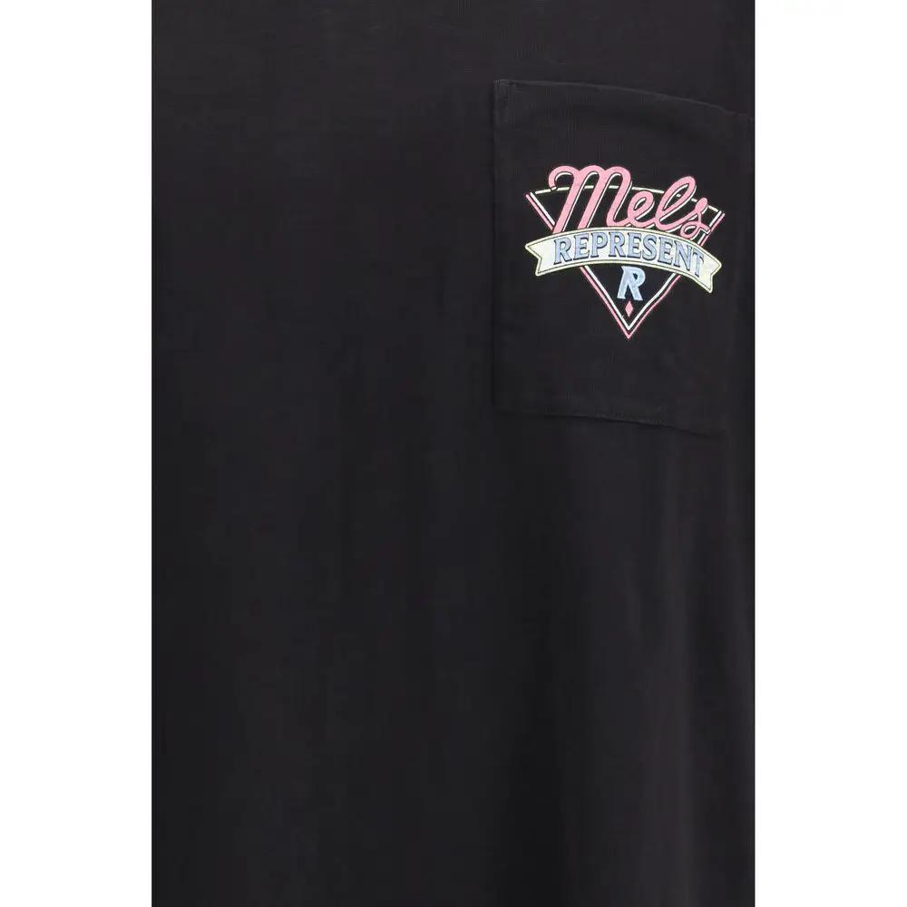 Represent Black Cotton T-Shirt