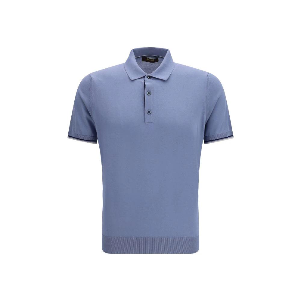 Men’s Cotton Polo Shirt – Moorer Classic Ribbed Collar Designer Polo SS26