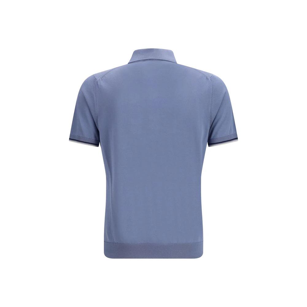 Men’s Cotton Polo Shirt – Moorer Classic Ribbed Collar Designer Polo SS26