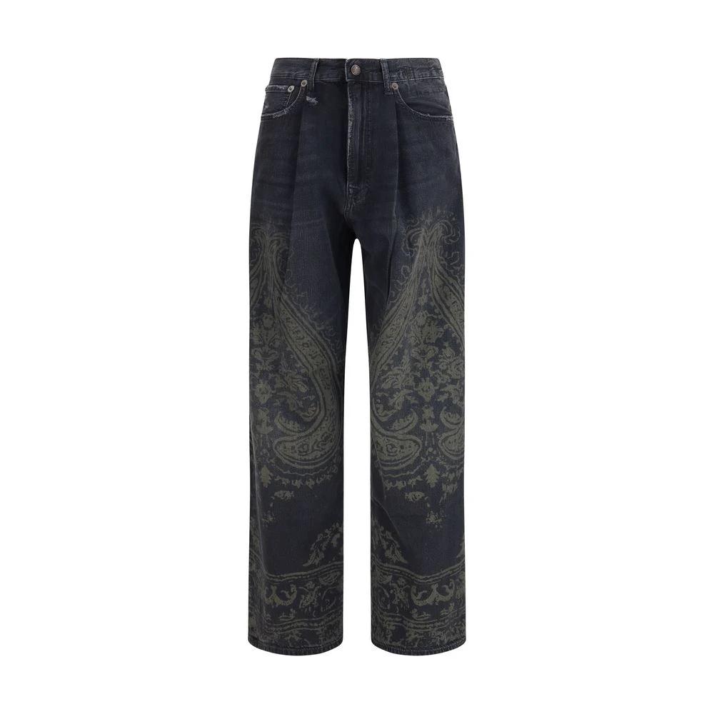 R13 Black Cotton Jeans Denim