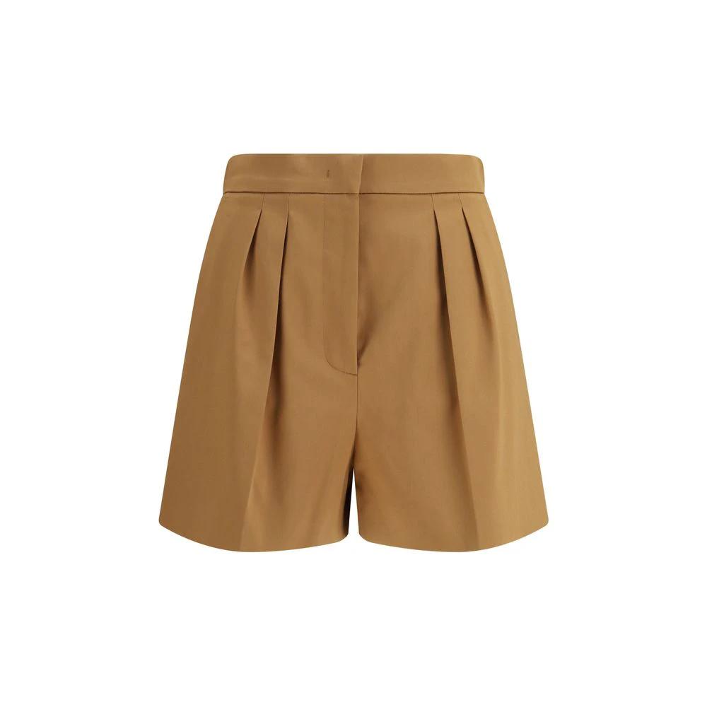 Shorts bermudas Max Mara en coton beige