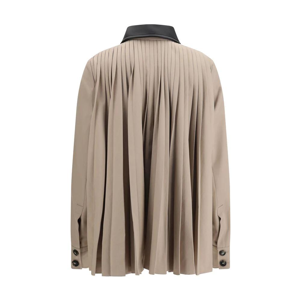 Manteau Max Mara beige en polyester