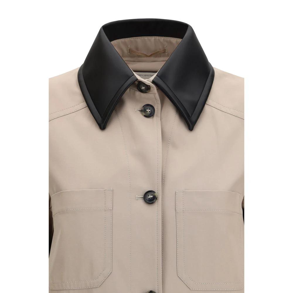 Manteau Max Mara beige en polyester