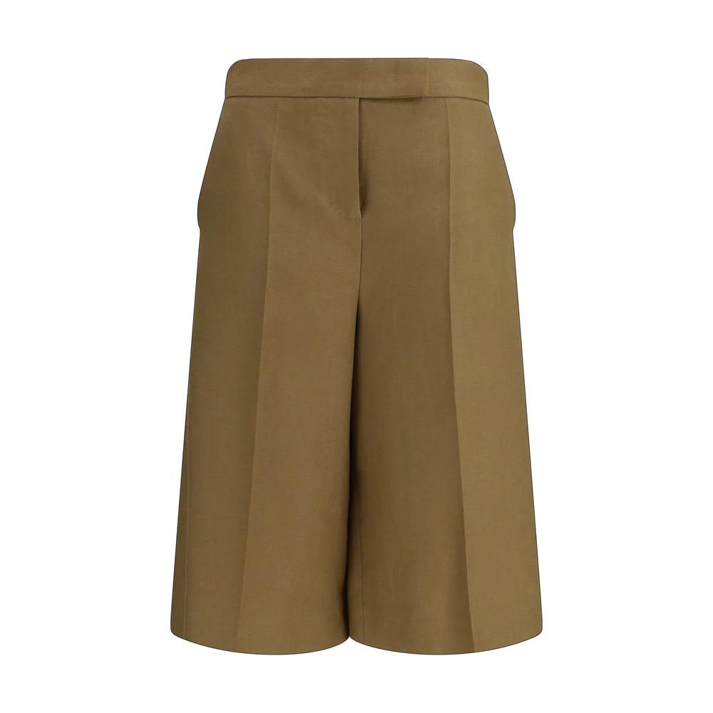 Short bermuda bicolore en lin Max Mara
