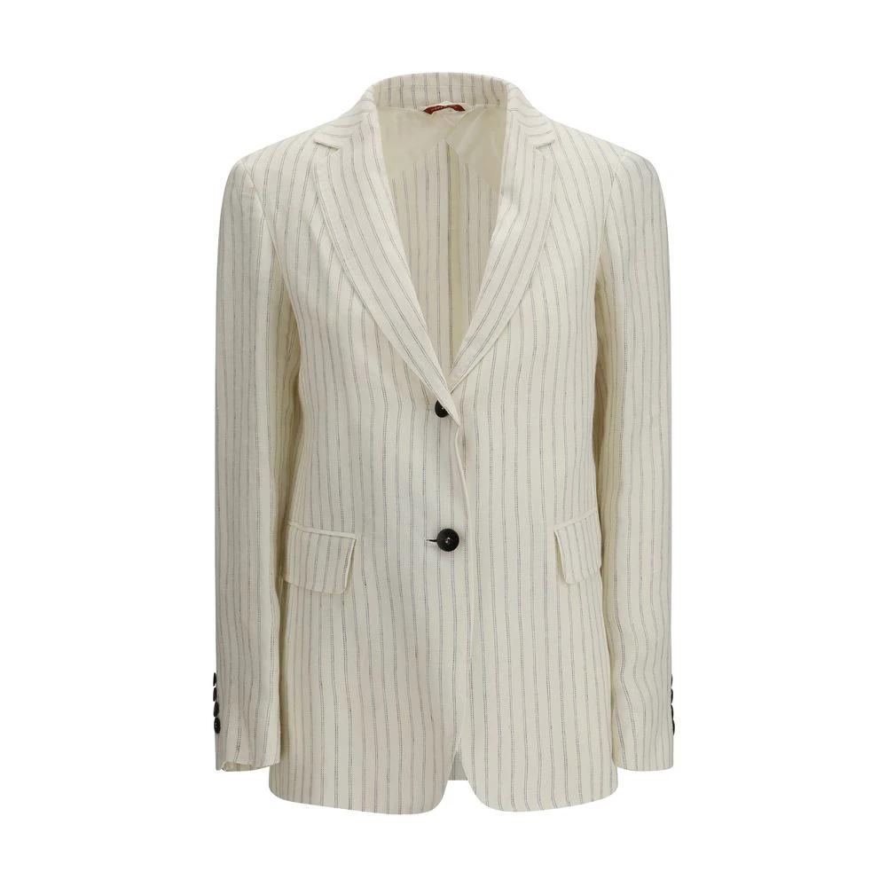 Blazer en lin beige Max Mara