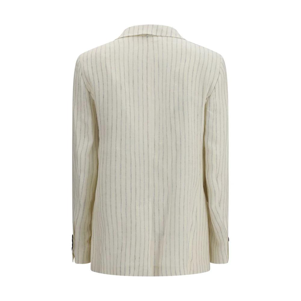 Blazer en lin beige Max Mara