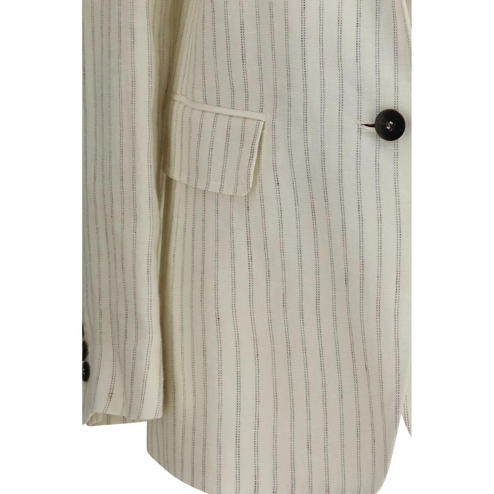 Blazer en lin beige Max Mara