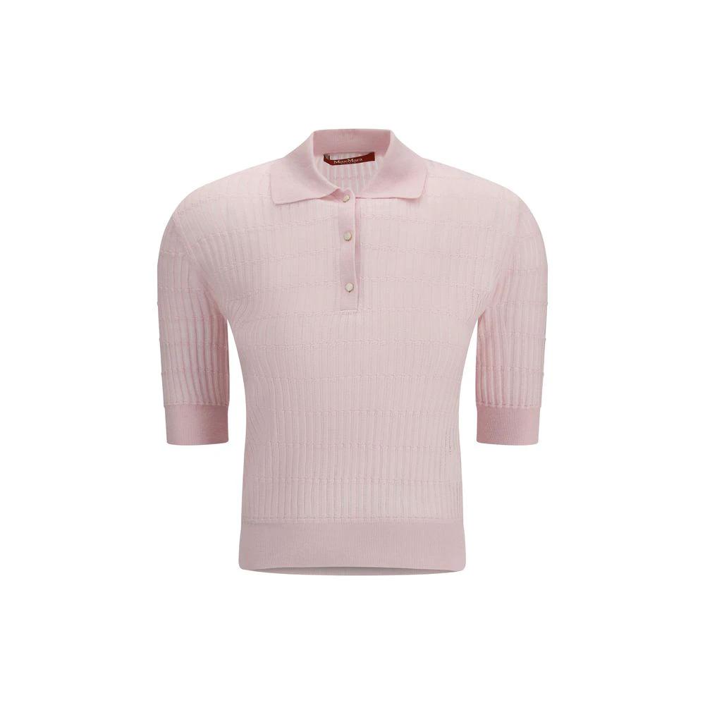 Max Mara Multicolor Silk Shortsleeve Shirt