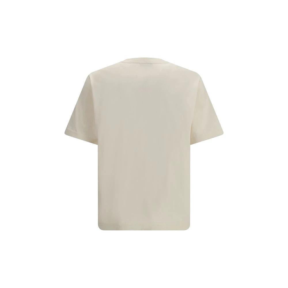 T-shirt en coton beige Maison Kitsuné