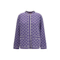 Gilet cardigan Gucci en coton violet