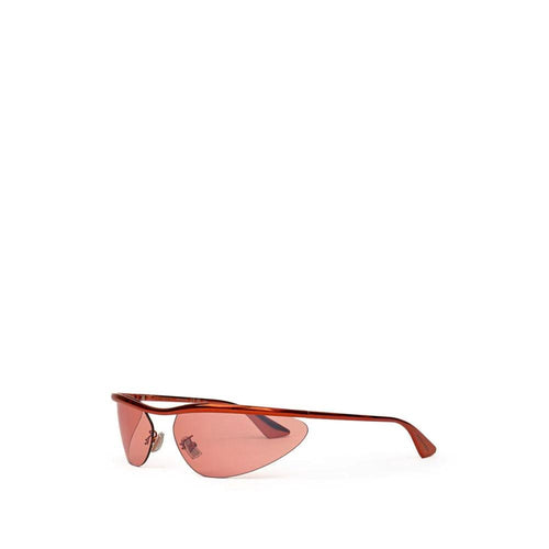 Bottega Veneta Lunettes de soleil en métal orange