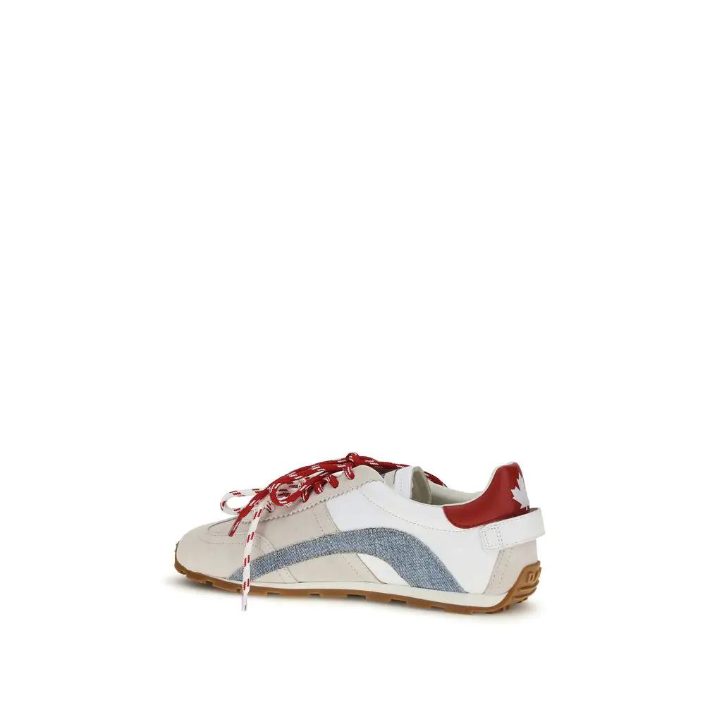 Baskets basses Dsquared² Bos Taurus en cuir de veau multicolore