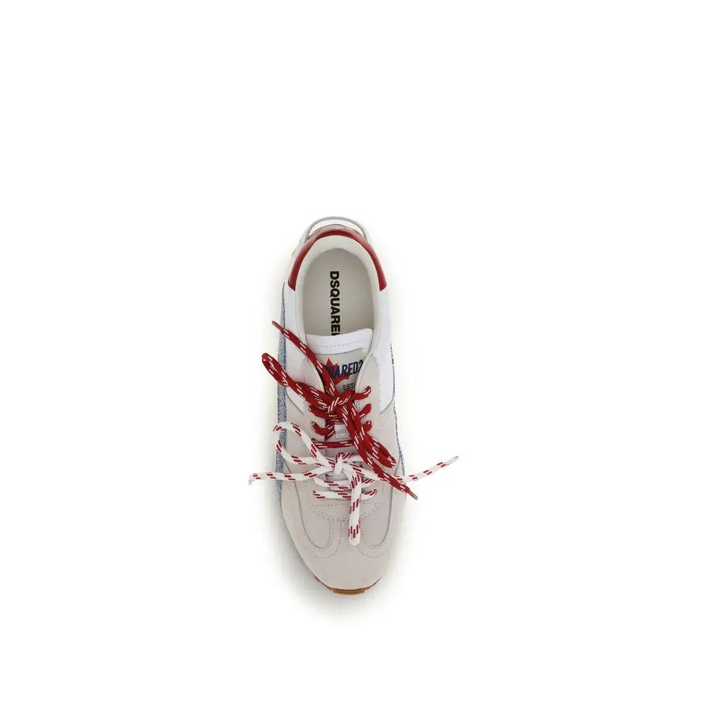 Baskets basses Dsquared² Bos Taurus en cuir de veau multicolore