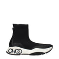Bottines chaussettes noires femme – Bottines en maille Landon Logo Jimmy Choo