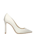 Escarpins Plateformes en Satin Beige pour Femme – Talons Élégants Jimmy Choo Romy 100