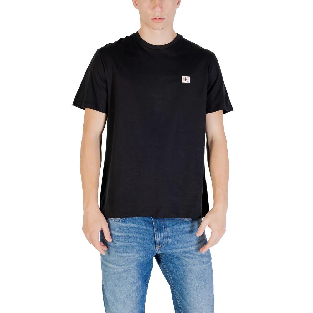 Calvin Klein Jeans Black Cotton T-Shirt