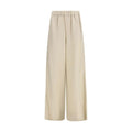 Max Mara Beige Linen Casual Pants