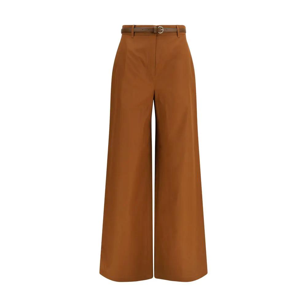 Max Mara Brown Cotton Pants