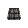 Miu Miu Multicolor Nylon Mini Skirt