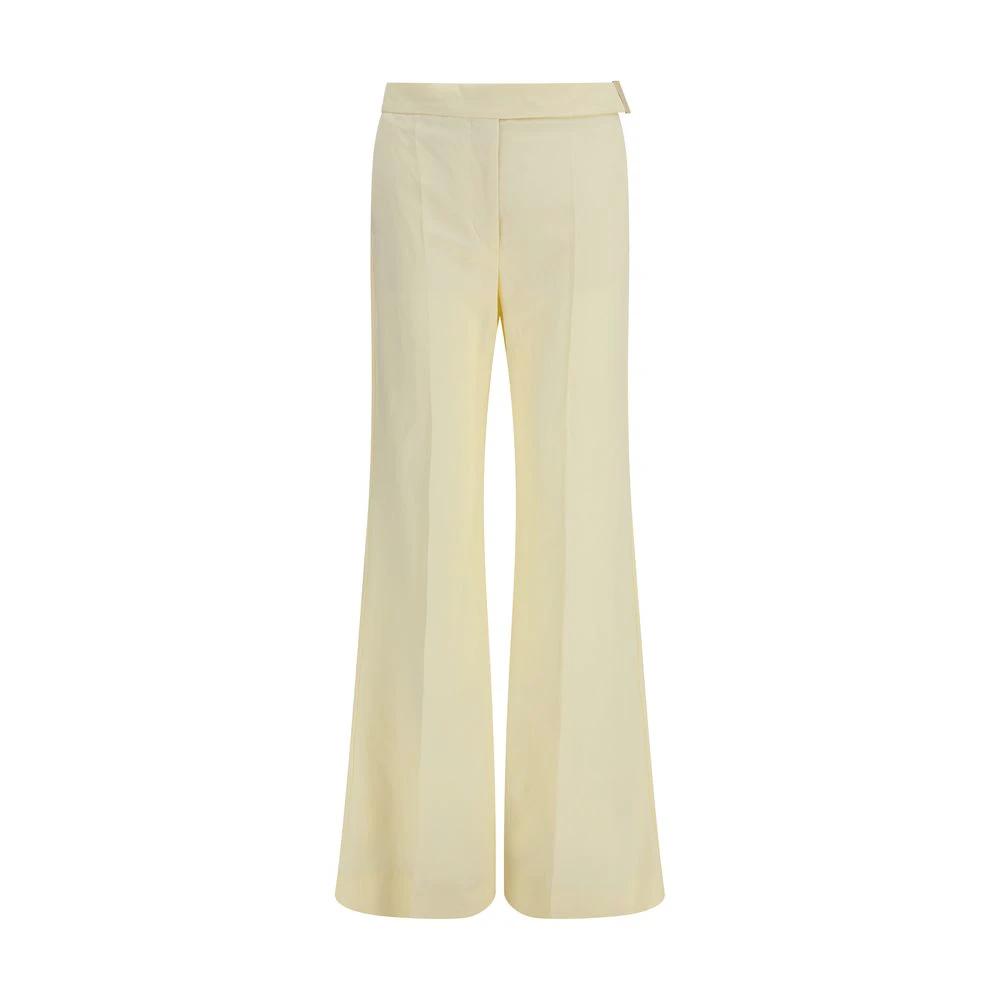 Pantalon évasé bicolore en viscose Max Mara