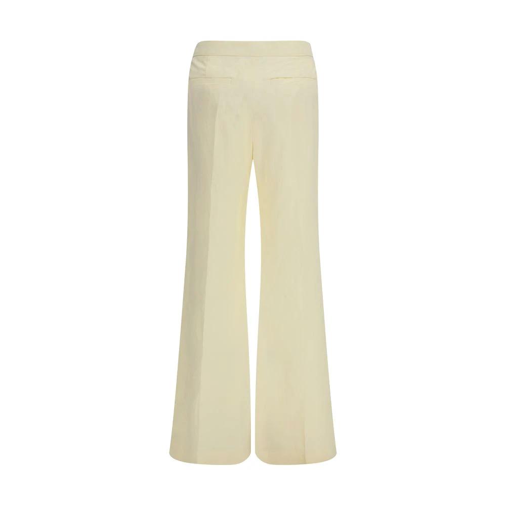 Pantalon évasé bicolore en viscose Max Mara