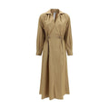 Robe décontractée en coton beige Max Mara