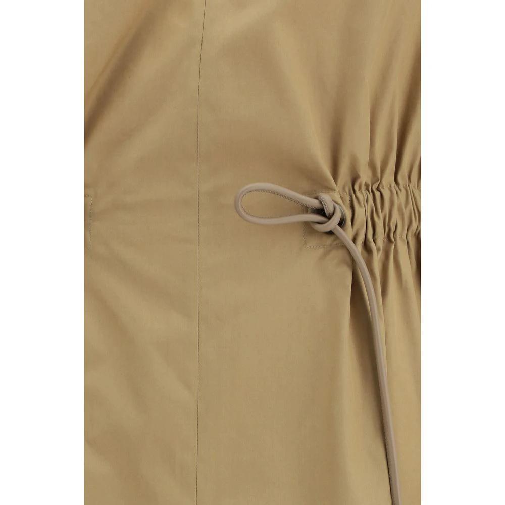 Max Mara Beige Cotton Midi Dress