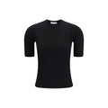 Max Mara Black Viscose T-Shirt
