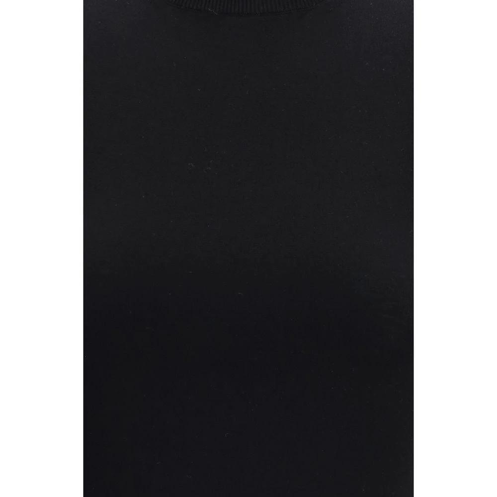 Max Mara Black Viscose T-Shirt