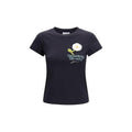 Ganni Black Cotton T-Shirt