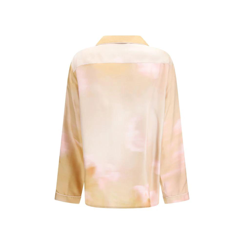 Chemise à motifs en soie multicolore Fabiana Filippi