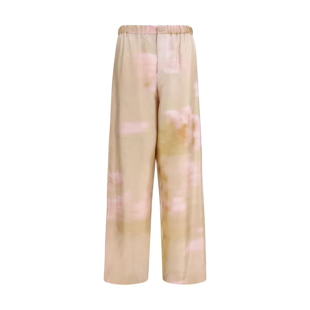 Fabiana Filippi Multicolor Silk Casual Pants