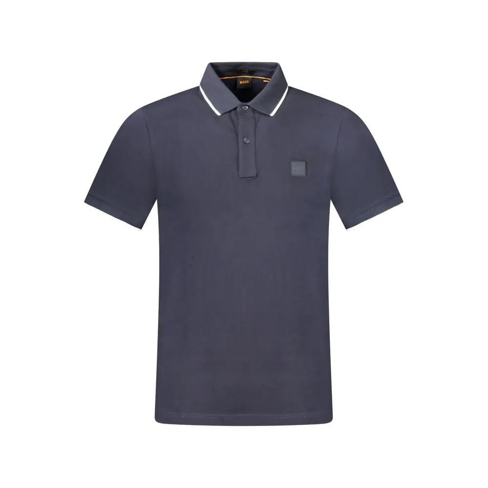 Hugo Boss Blue Cotton Men's Polo-Shirt