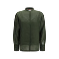 Chemise-robe en ramie bicolore Max Mara