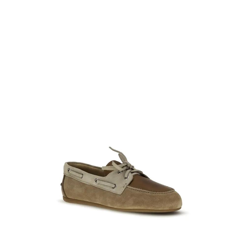 Miu Miu Multicolor Calf Leather Bos Taurus Slip-On Loafers