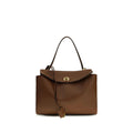 Sac bandoulière Balenciaga Bos Taurus en cuir de veau marron