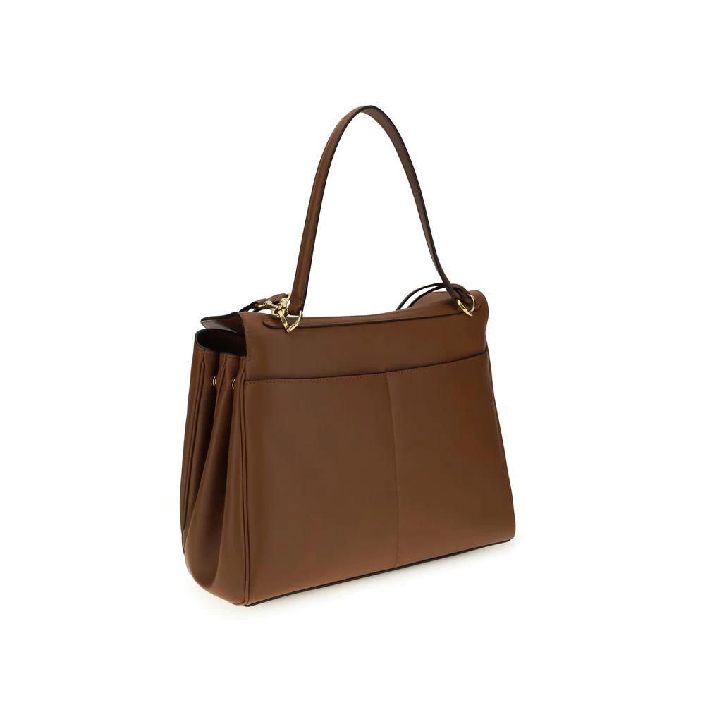 Sac bandoulière Balenciaga Bos Taurus en cuir de veau marron