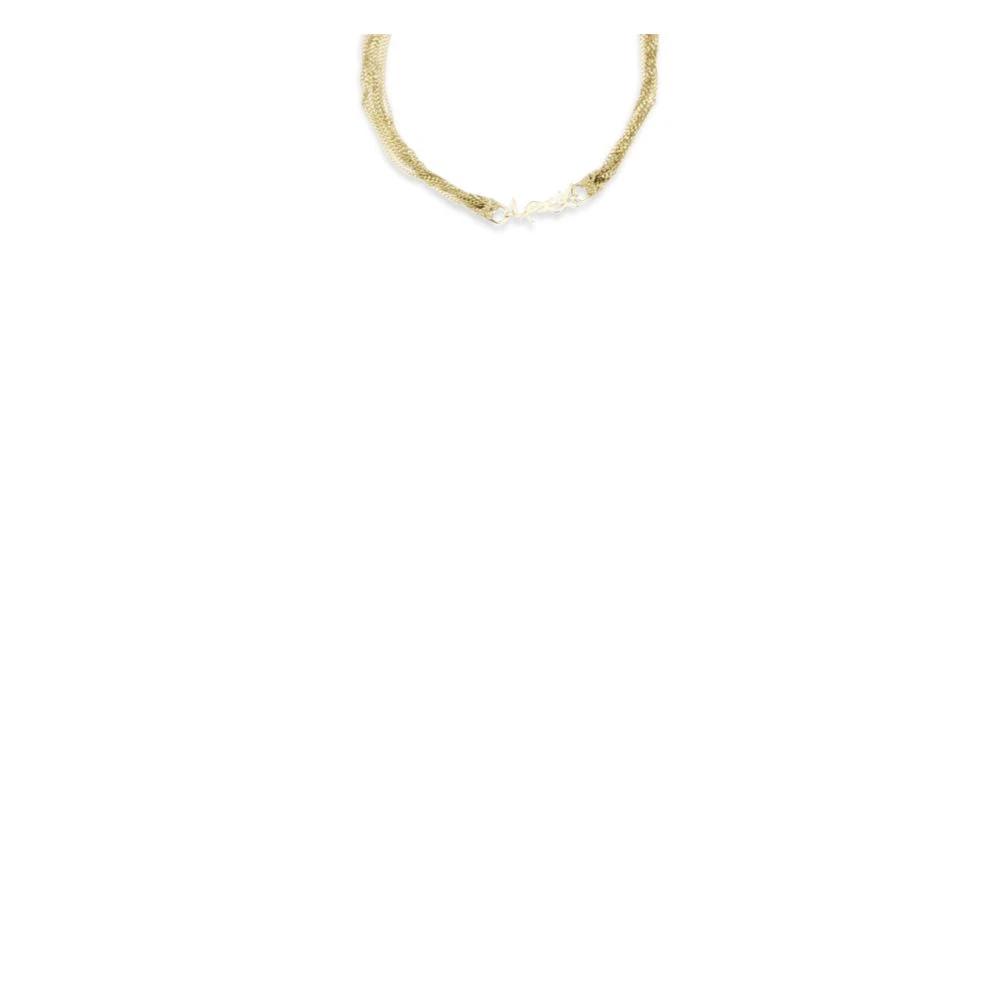 Saint Laurent Gold Brass Bracelet