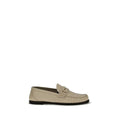Mocassins à enfiler Saint Laurent en cuir de veau beige