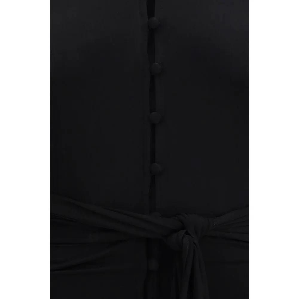 Ganni Black Recycled Polyester Shirt