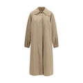 Fabiana Filippi Beige Polyester Trench Coat