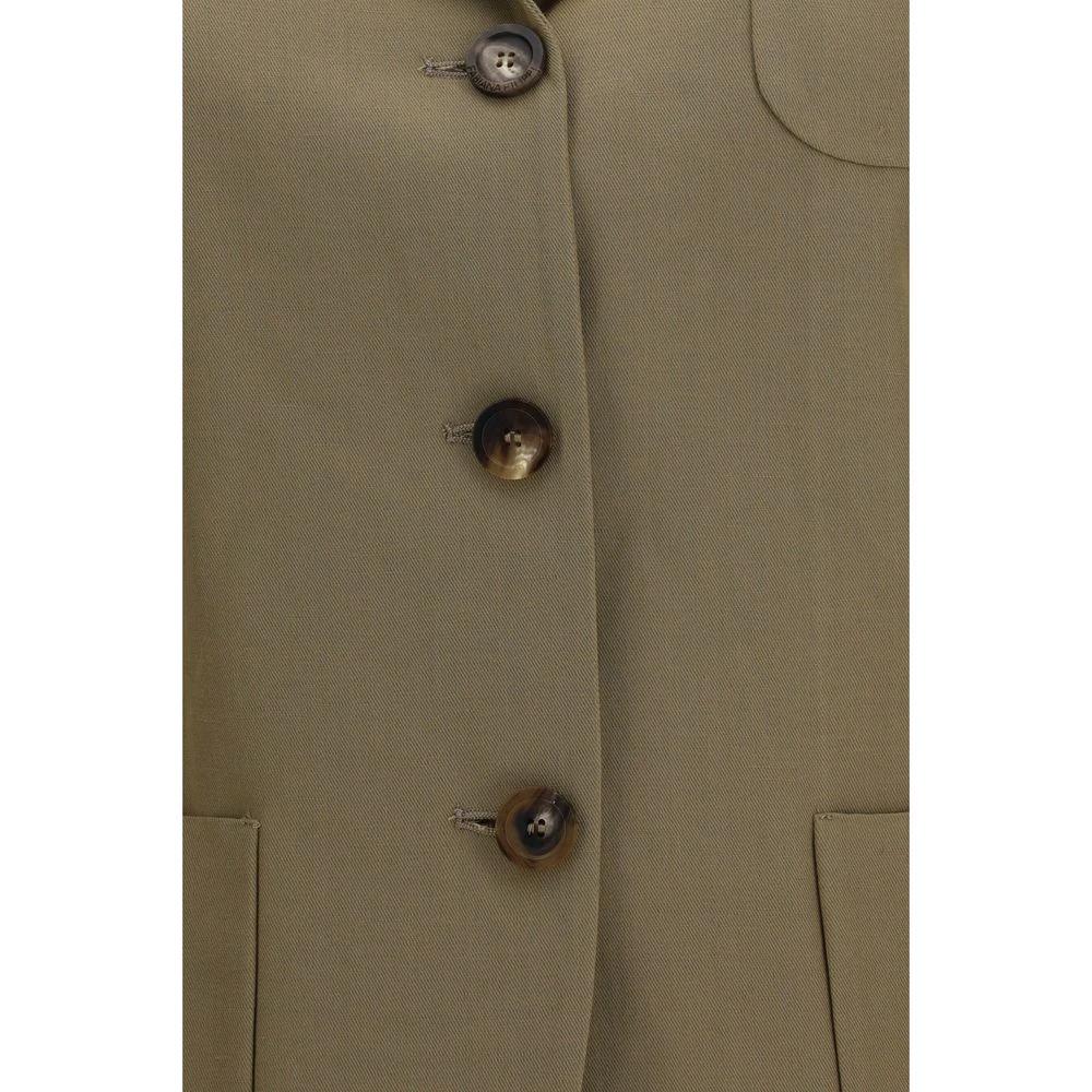 Fabiana Filippi Brown Viscose Blazer