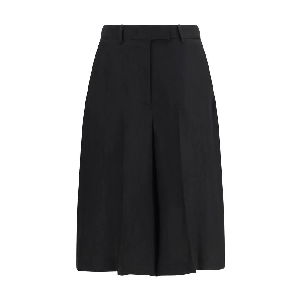 Shorts bermuda Lardini noirs en viscose