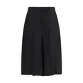 Shorts bermuda Lardini noirs en viscose