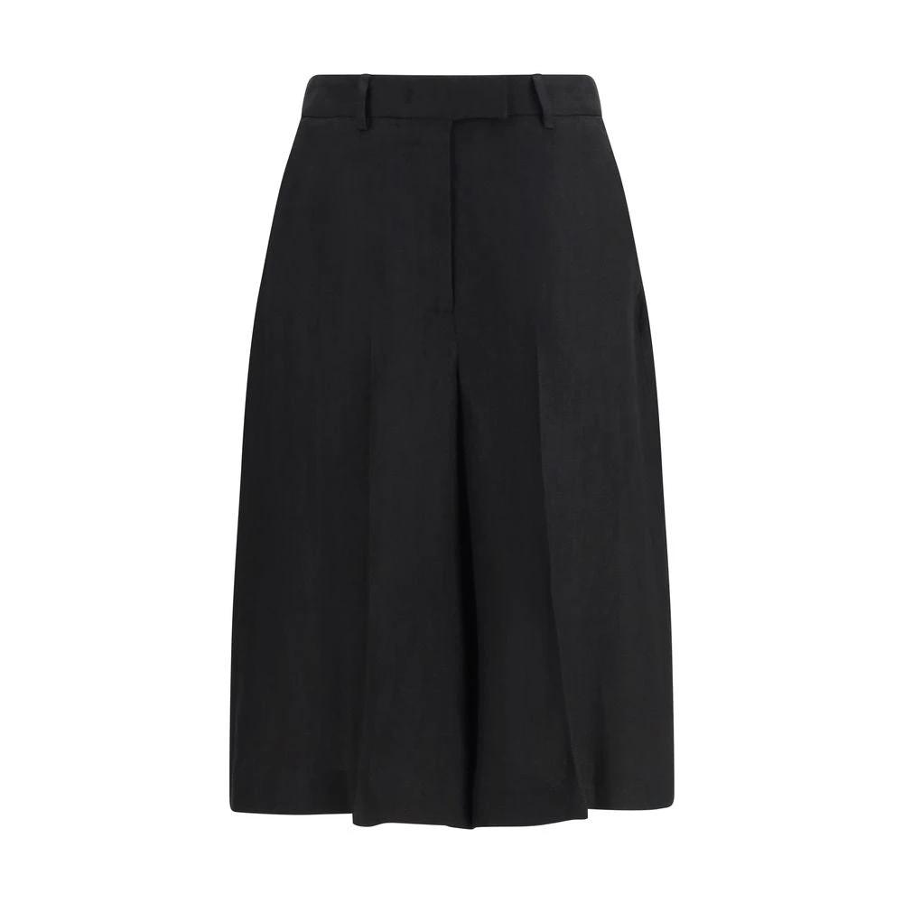 Shorts bermuda Lardini noirs en viscose