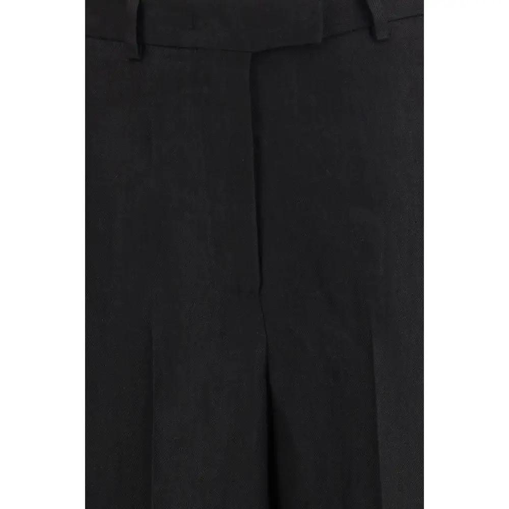 Shorts bermuda Lardini noirs en viscose