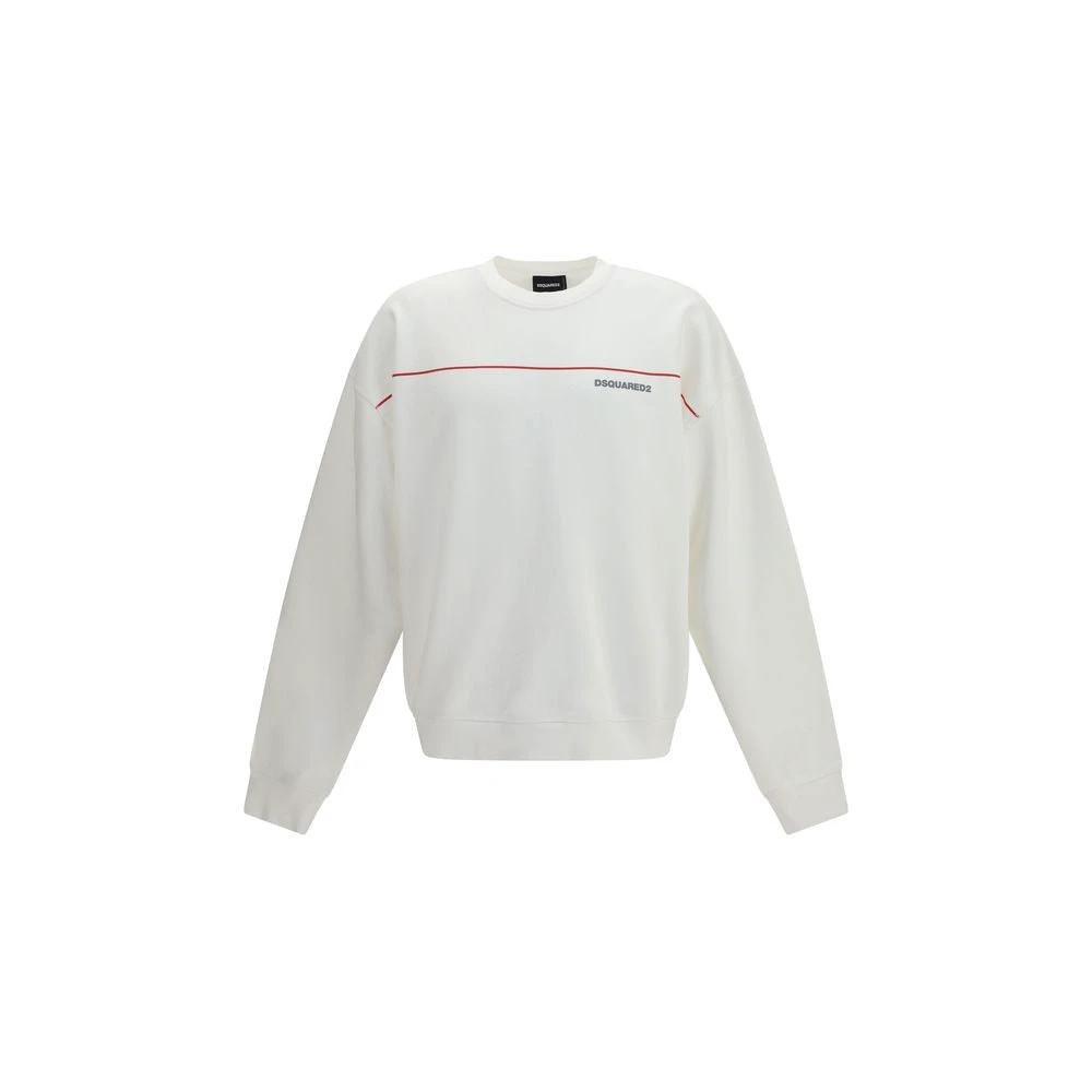 Sweat-shirt blanc en coton Dsquared²